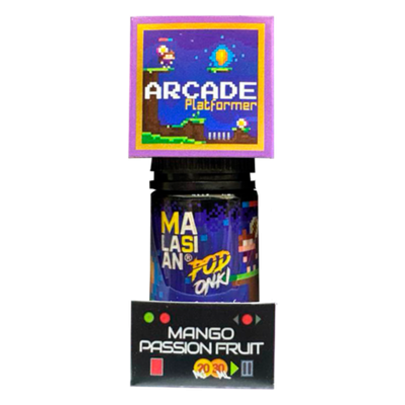 Фото и внешний вид — PODONKI & MALASIAN ARCADE 30ml - Манго Маракуйя S