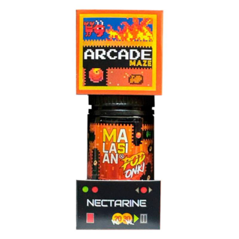 Фото и внешний вид — PODONKI & MALASIAN ARCADE 30ml - Нектарин S