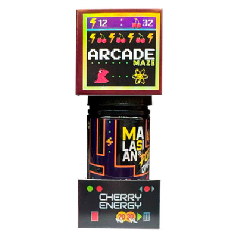 Фото и внешний вид — PODONKI & MALASIAN ARCADE 30ml - Вишневый Энергетик S