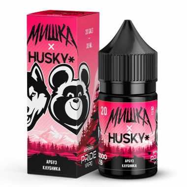 МИШКА HUSKY - Арбуз-Клубника 30 мл N
