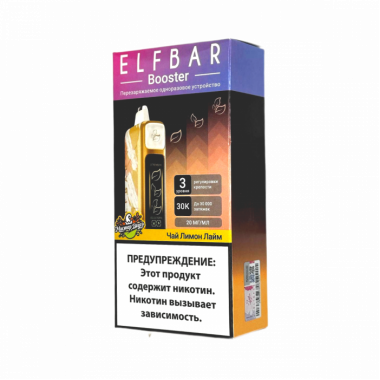 Elf Bar Booster Nic King 30000 - Чай Лимон Лайм