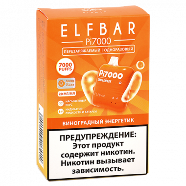 ELFBAR Pi 7000 - Виноградный Энергетик