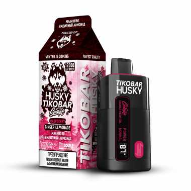 TIKOBAR HUSKY Сибирь 12000 - Raspberry Ginger Lemonade (Малиново-имбирный Лимонад) (М)