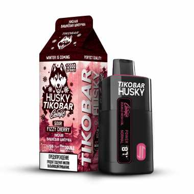 TIKOBAR HUSKY Сибирь 12000 - Sour Fizzy Cherry (Кислая Вишнёвая Шипучка) (М)
