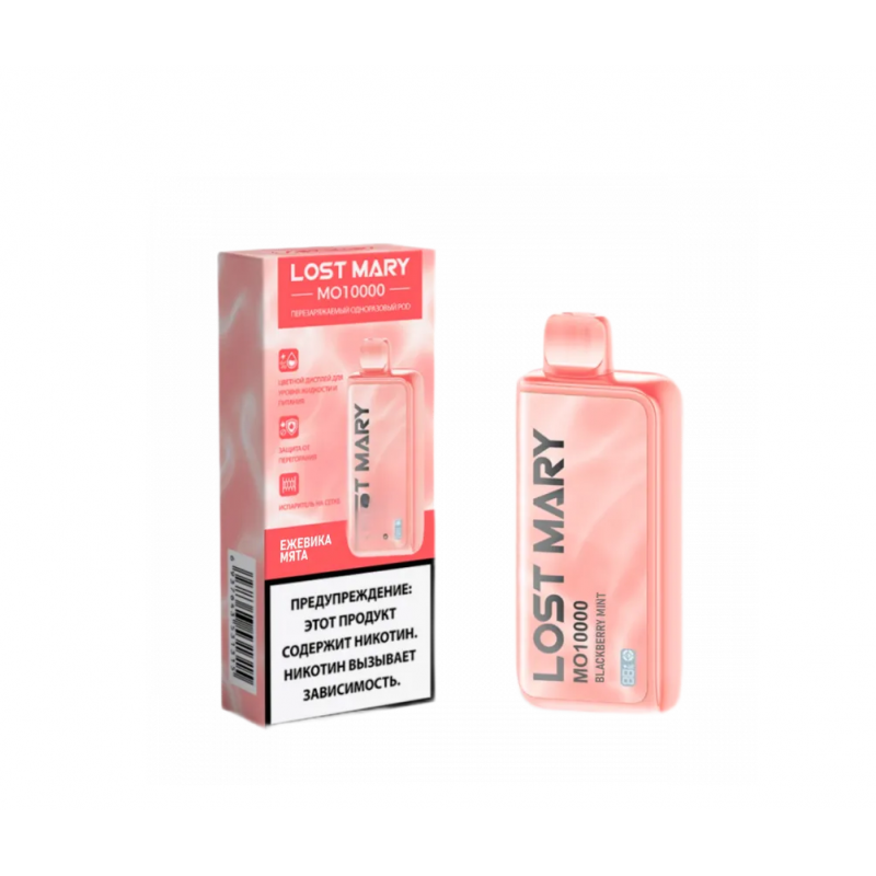 Фото и внешний вид — Lost Mary MO10000 Ежевика Мята