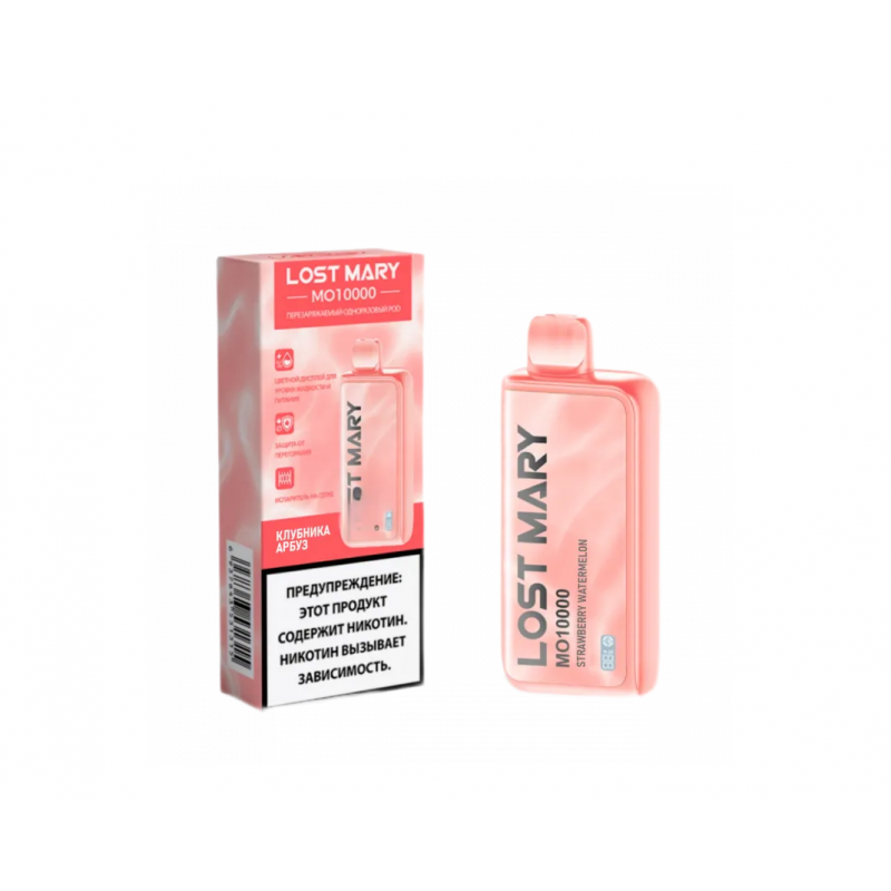 Фото и внешний вид — Lost Mary MO10000 Арбуз Клубника