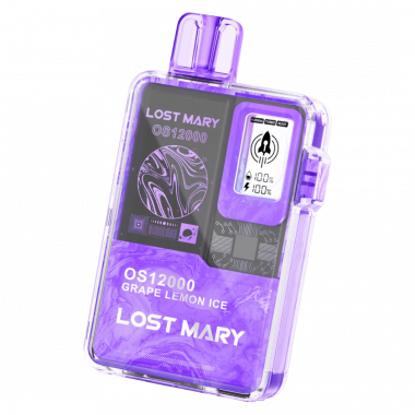 Lost Mary OS 12000 - Виноград Лимон Лёд