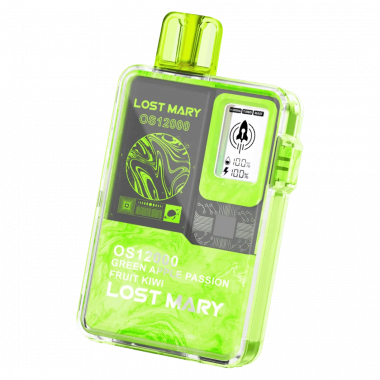 Lost Mary OS 12000 - Зелёное Яблоко Маракуйя Киви