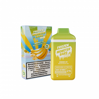 Frozen Monster Bars Max 6000 - Банановый Лёд