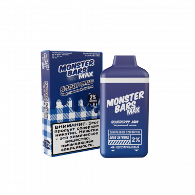 Monster Bars Max 6000 - Черничный Джем