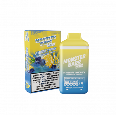 Monster Bars Max 6000 - Черничный Лимонад