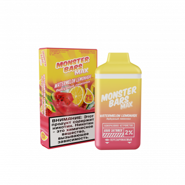 Monster Bars Max 6000 - Watermelon Lemonade