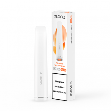 ЭСДН PLONQ PLUS ВКУС: АБРИКОС МАНГО ПЕРСИК до 1500 затяжек