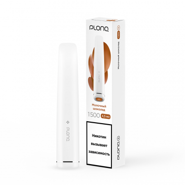 ЭСДН PLONQ PLUS ВКУС: МОЛОЧНЫЙ ШОКОЛАД до 1500 затяжек