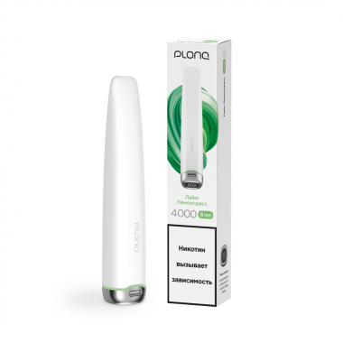 ЭСДН PLONQ PLUS PRO ВКУС: ЛАЙМ-ЛЕМОНГРАСС до 4000 затяжек