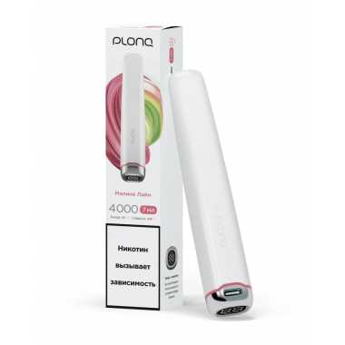 ЭСДН PLONQ PLUS PRO ВКУС: МАЛИНА ЛАЙМ до 4000 затяжек