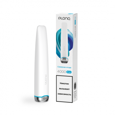 ЭСДН PLONQ PLUS PRO ВКУС: СЕВЕРНАЯ ЯГОДА до 4000 затяжек