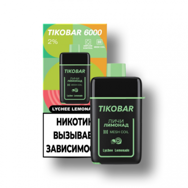 ОЭС TIKOBAR 6000 - Lychee Lemonade Личи Лимонад (М)