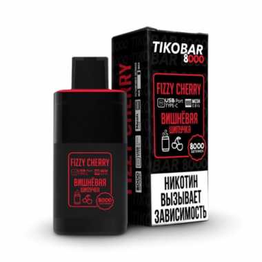 ОЭС Tikobar 8000 Fizzy Cherry (Вишнёвая Шипучка) (М)