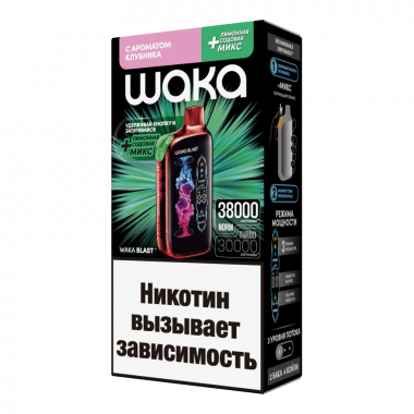 WAKA BLAST 38000 - Клубника + Лимонная Содовая