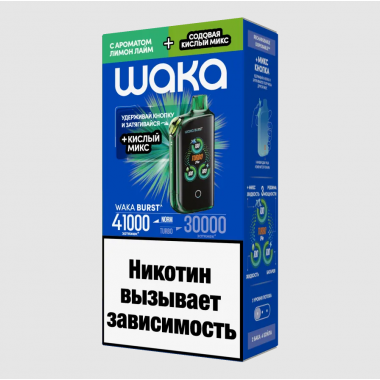 WAKA by E.T Burst 41000 - Лимон Кактус + Лаймовая Содовая Микс