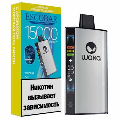 WAKA Escobar 15000 - Морская Соль Лимон