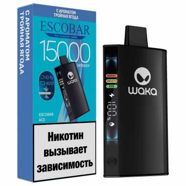 WAKA Escobar 15000 - Тройная Ягода